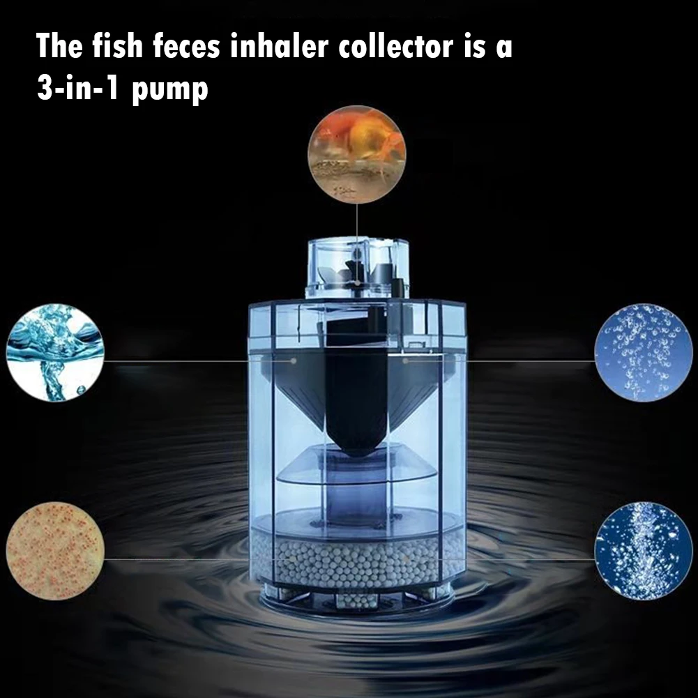 Penkių-In-One Filtras Vandens prisotinimas Deguonimi Multi-Function Filtro Žuvų Auginimo Reikmenys, Namų Vandens Pet Enssential Produktas 4