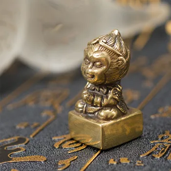 Kelionė Į Vakarus Sun WuKong Metalo Ornamentais Dekoruoti Pavadinimas Plombos, Plombavimo Pjaustyti Mielas Beždžionių Karalius Raižyti Kinijos Pavadinimas Antspaudai