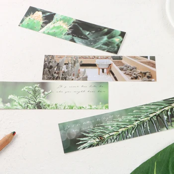 multi-naudoti 30 vnt rinkti augalų dizaino, Amatų Popieriaus Korteles kaip žymą žymeklį dovana apdailos Scrapbooking 