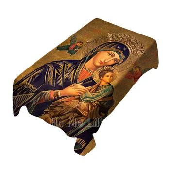 Žanos D ' Ark Lady Amžinąjį Padėti Deivės Simbolis Motinos Meilė Staltiesė, Kurią Ho Man Lili